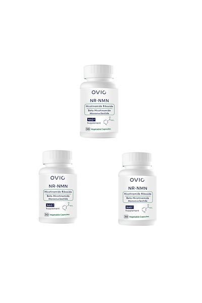 OVIO Nicotinamide Riboside Nr Nicotinamide Mononucleotide Nmn 350 Mg Each 3-Pack