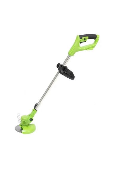 stuffix Electric Trimmer with Rechargeable 24V Battery, Telescopic Handle, 2 Hours Autonomy, Green