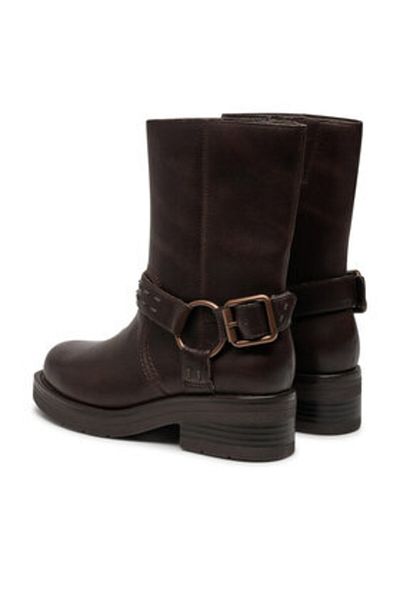 CLARKS Women's Ankle Boots brown CLARKS-26178898 681 WALNUT LEATHER