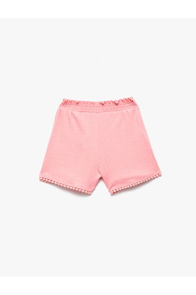 Koton Elastic Waist Wrap Shorts