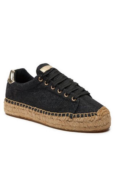 Replay Espadrile negre pentru femei REPLAY-GWF22 .000.C0024S 003 BLACK