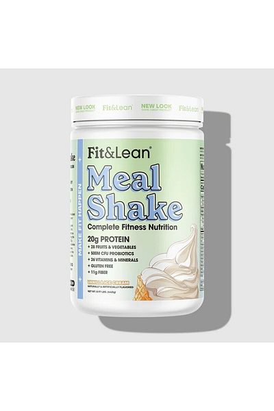 Fit & Lean Meal Shake, Vanilla Ice Cream, 440g, 10 Servings