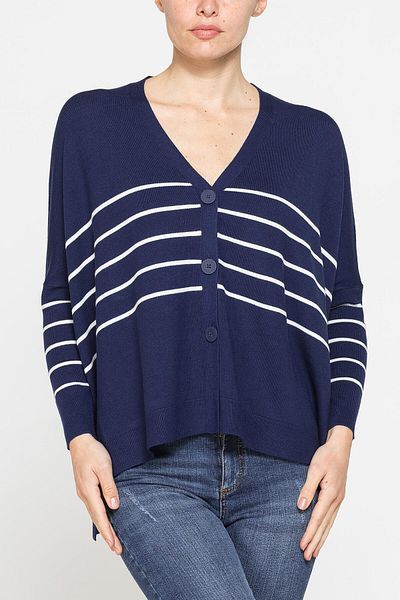 Carrera Jeans "V" NECK CARDIGAN IN BLEND VISCOSE YARN