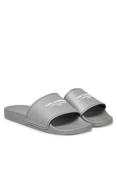 Karl Lagerfeld Men's Flip-flops gray KARL LAGERFELD-KL70008A VDM DARK METAL RUBBER