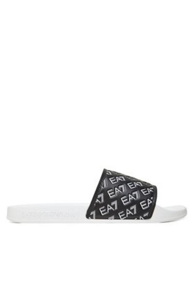 EA7 Emporio Armani Flip-flops bărbătești negri EA7 EMPORIO ARMANI-7X000109 AF15125 FC079 NEGRU/ALB