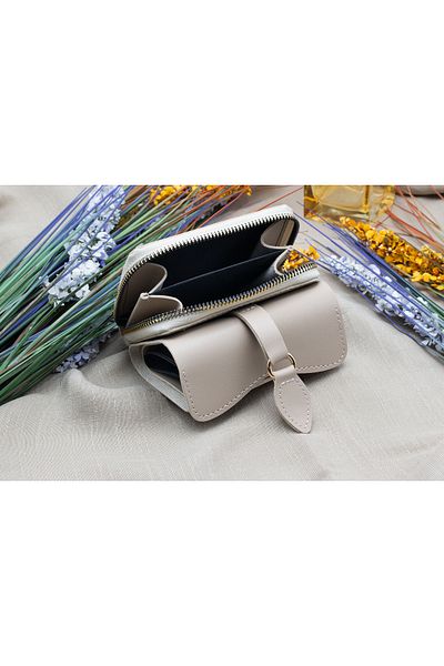 Womancraft Defne Women's Wallet with Zippered Accordion Paper and Coin Compartment