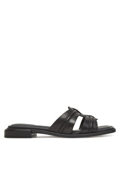 CLARKS Women's Flip-flops black CLARKS-26181234 BLACK LEATHER