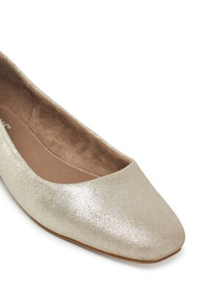 Toms Balerini aurii pentru femei TOMS-10021362 ARGINTII