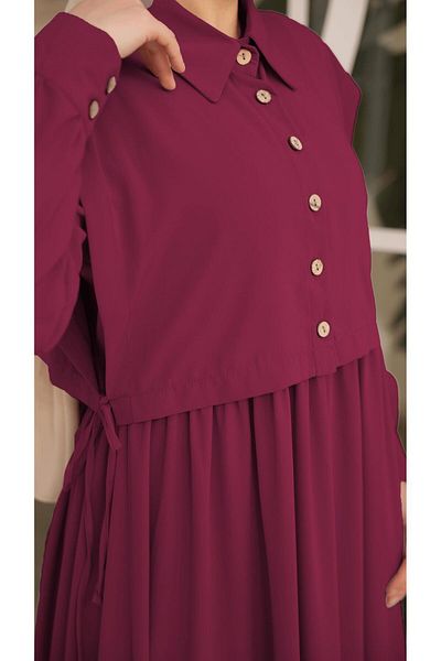 Nissra Ankanoor Apron Medina Silk Dress Anka255065