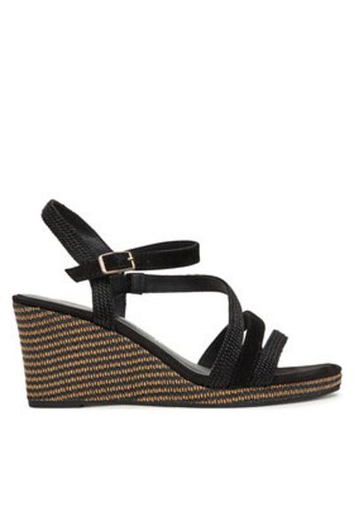Tamaris Women's Espadrilles black TAMARIS-1-28323-44 001 BLACK