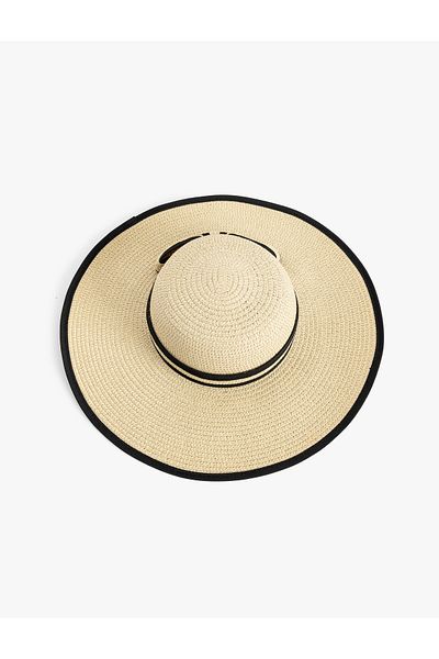 Koton Straw Hat with Band Detail