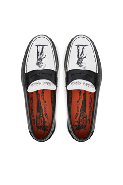 NAKED WOLFE Mocasini bărbătești negri NAKED WOLFE-RIVIERA COWBOY SNUFF LEATHER