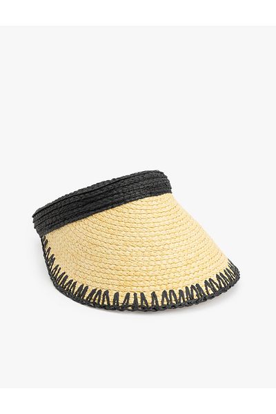 Koton Straw Visor Hat