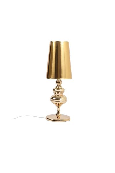 DEC13 Elegant gold lampshade
