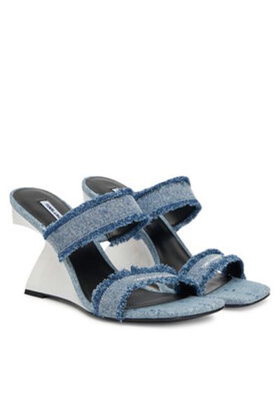 Karl Lagerfeld Sandale damă albastre KARL LAGERFELD-KL34611D DLB ALBASTRU DESCHIS DENIM