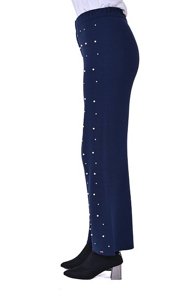 Invee Pearl Knit Pants Indigo