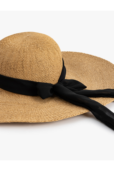 Koton Straw Hat with Band Detail