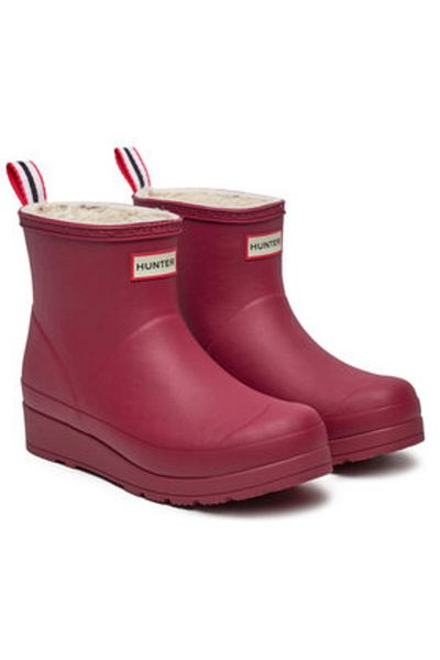 Hunter Women's Wellington boots red HUNTER-WFS2235RMA BH HAYES BURGUNDY