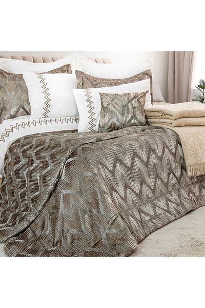 Schafer Home Bianca Dowry Set 11 Pieces-Cappucino