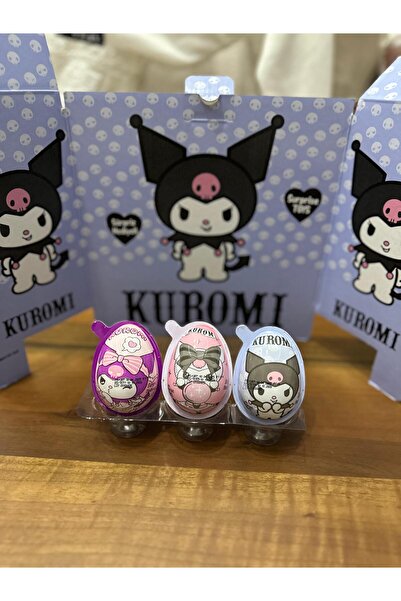 ENHA TİCARET Kuromi Süpriz Oyuncaklı Yumurta 3 Adet