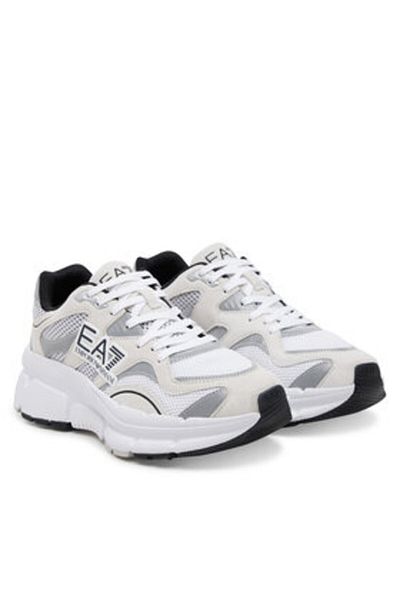 EA7 Emporio Armani Men's Sneakers white EA7 EMPORIO ARMANI-X8X237 XK425 T680 WHITE+BLACK