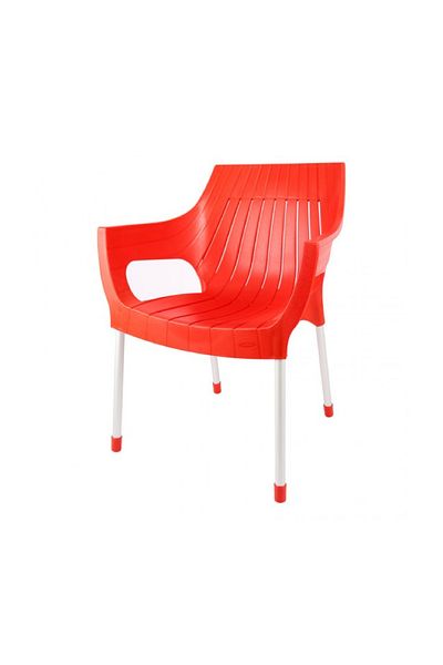 rexa Plastic Chair with Metallic Legs – Stylish and Durable Seating