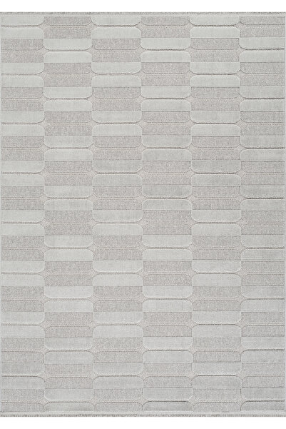 Kaşmir Halı Kaşmir Halı İskandinav Otto Grey Salon Mutfak Halısı Yolluk