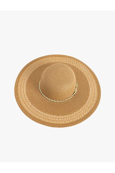 Koton Straw Hat with Band Detail