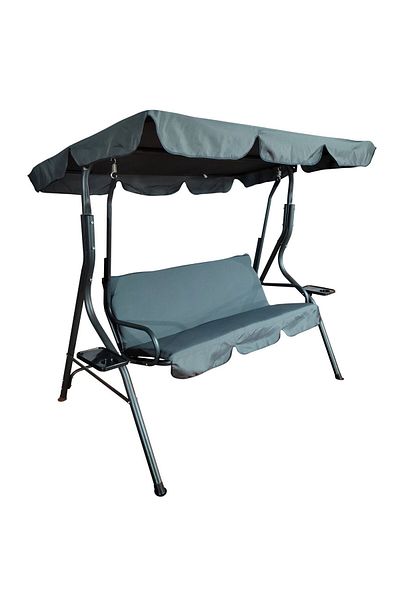 SERSIMO Cosenza Garden Swing, 3 Seats, 220kg, Grey