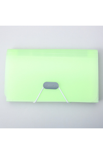 Choice3 A6green A6 Expanding File Folder Buckle Wallet Organ Bag Duments Fold...