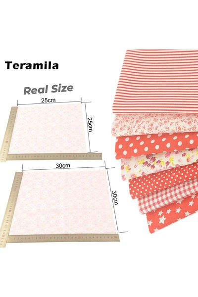 Choice 30cm x 30cm pwbz-300-7pc Teramila 7 or 8 Pcs/Set 30x30cm/25x25cm Sewing Cloth Telas Patchwork Quilt