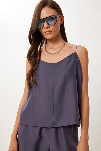 Lovelyİstanbul Modális blúz nadrág szett függővel FUMED LRV0108