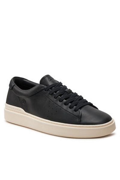 CLARKS Pantofi sport Clarks pentru bărbați, negri, CLARKS-CRAFT SWIFT BLACK LEATHER 26176129