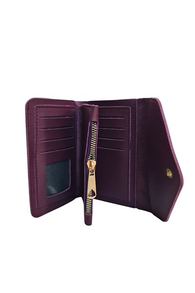 Gloria Gloria Modex Women's Snap Closure Coin Zipper Multi-Compartment Women's Wallet Accessory