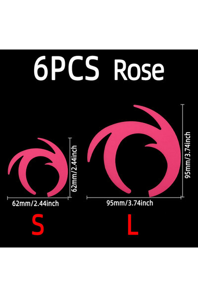 Choice 6 قطع من 6 قطع من خيط ربط الذباب المصنوع من السيليكون، خيط ذيل التنين،...