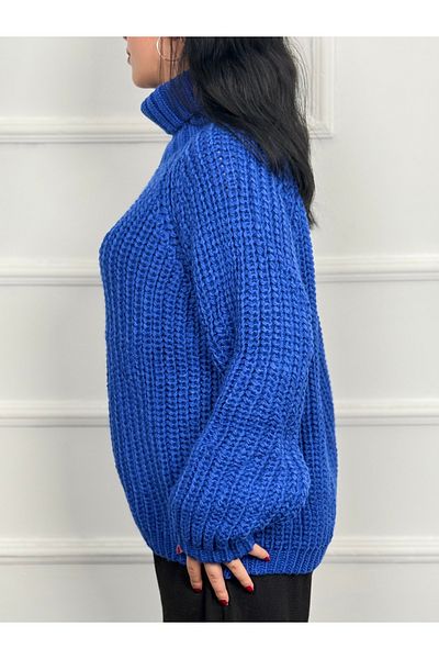 RACE FASHİON Turtleneck Knitwear Sweater Rc8206