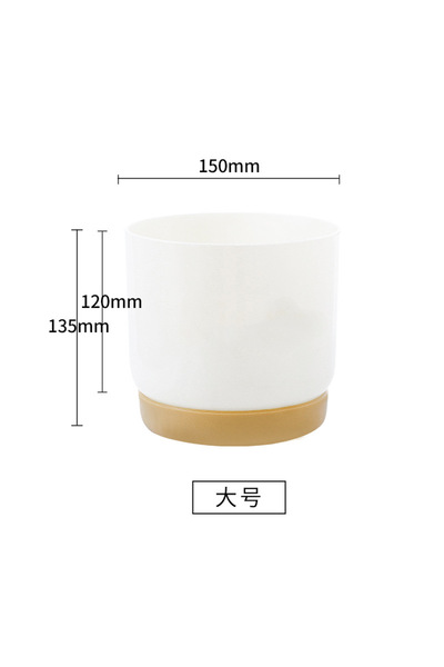 Choice Large size 2024 Automatic Water Absorption Storage Plastic Flowerpot R...