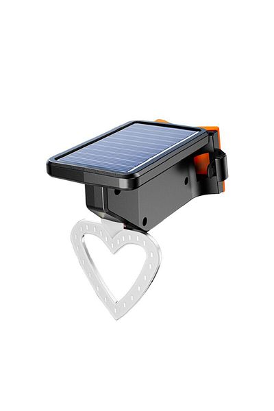 Choice Love Style Solar Bicycle Rear Light Smart Sensor Bike Tail Lamp Rechargeable Safety Warning Tailligh