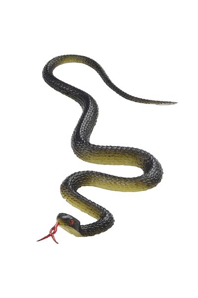 Choice 45cm Fake Realistic Rubber Toy Snake Simulation Anaconda Scary Halloween To Scare Birds Props Pra...
