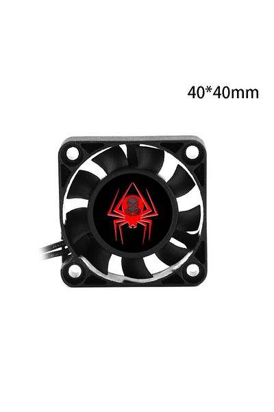 Choice 40X40 25/30/40/50mm RC Fan 5-12V DC 16380RPM Heat Sink High Wind Rapid Cooling Futaba Plug 30/60/120