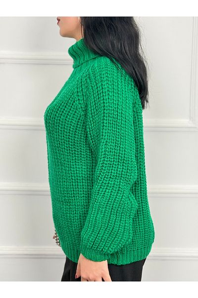 RACE FASHİON Turtleneck Knitwear Sweater Rc8206
