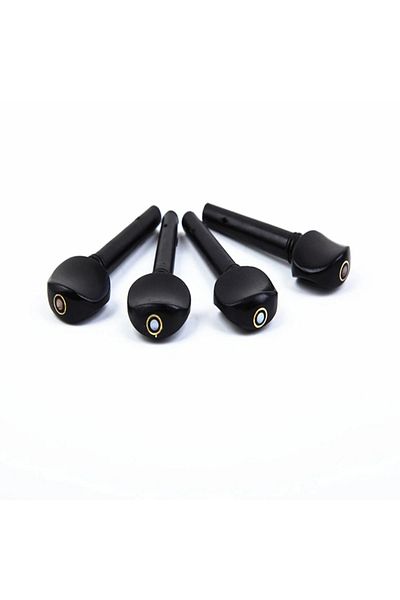 Choice 1-8 Violin Pegs 4pcs 4/4 3/4 1/4 1/2 1/8 Violin Pegs Violin Ebony Tuning Pegs Replacement Parts Stri