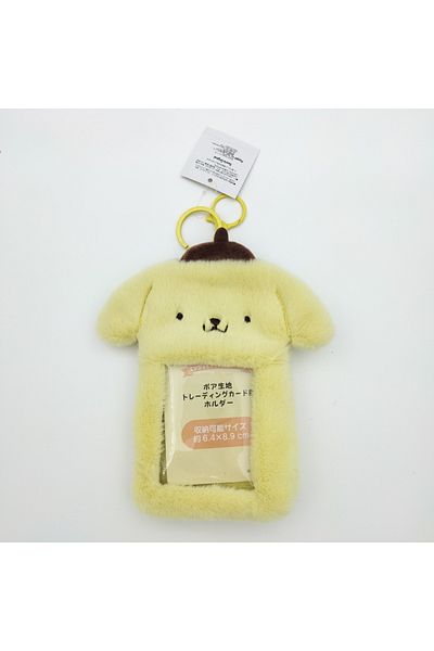 Miniso Pompompurin Kawaii Cartoon Anime My Melody Kuromi Plush Card Holder Cute 3-inch Hello Kitty Cinnamor