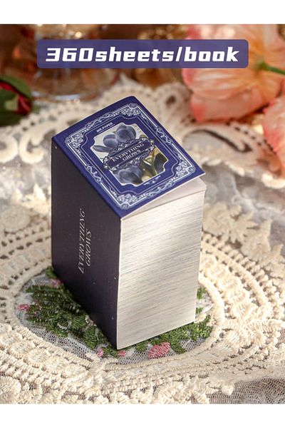 Choice S21862-1 4 Style 360sheets/book Material Book Retro Collector's Series Ins Flower Butterfly Simple H