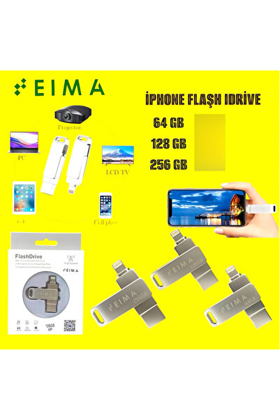 Bestech Metal Gövde Flash Bellek Lightning To USB iphone Uyumludur 64gb 128gb...