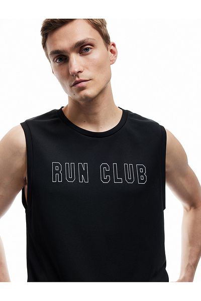 Koton New Season Crew Neck Printed Sleeveless Sports Singlet