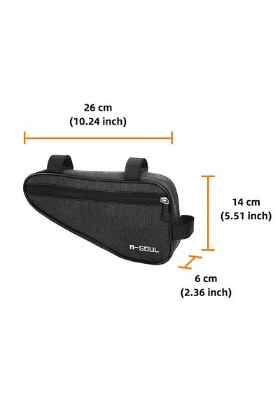 Choice Black Bike Bag Ultralight Top Front Tube Frame Triangle Bag Mini Size Portable Water Repellent MTB R