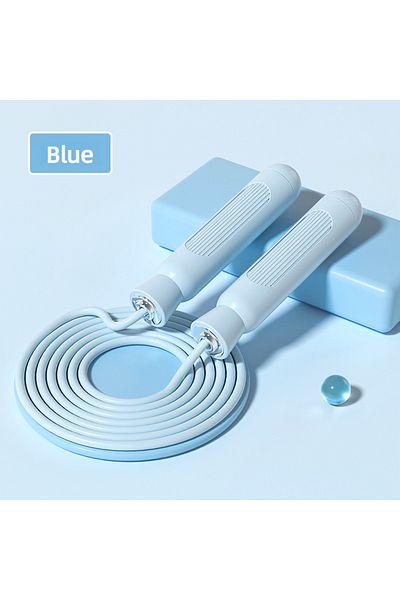 Choice Blue (3M) Adjustable Jump Rope Skipping Exercise Weight-Loss Fitness Women Men And Kids Ropea Length