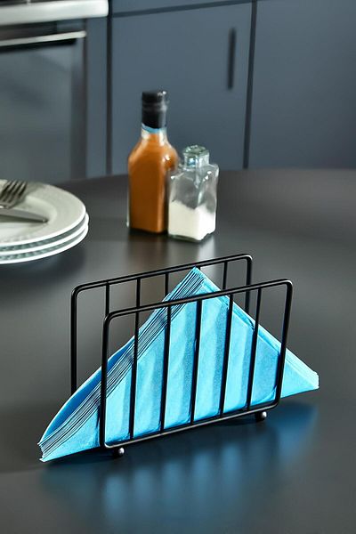 İLİVA Black Leg Metal Upright Napkin Holder Pinterest Napkin Holder