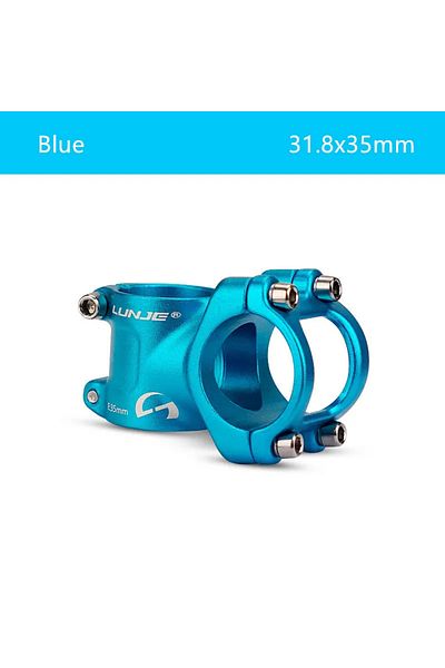 Choice Blue 31.8x35mm MTB Stem 31.8/25.4mmx35mm Mountain Bike Power Short Stem Support Road Mountain Bike B